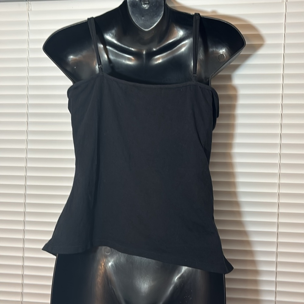 New York & Company Black Embellished Fitted Camisole - Picture 2 of 4